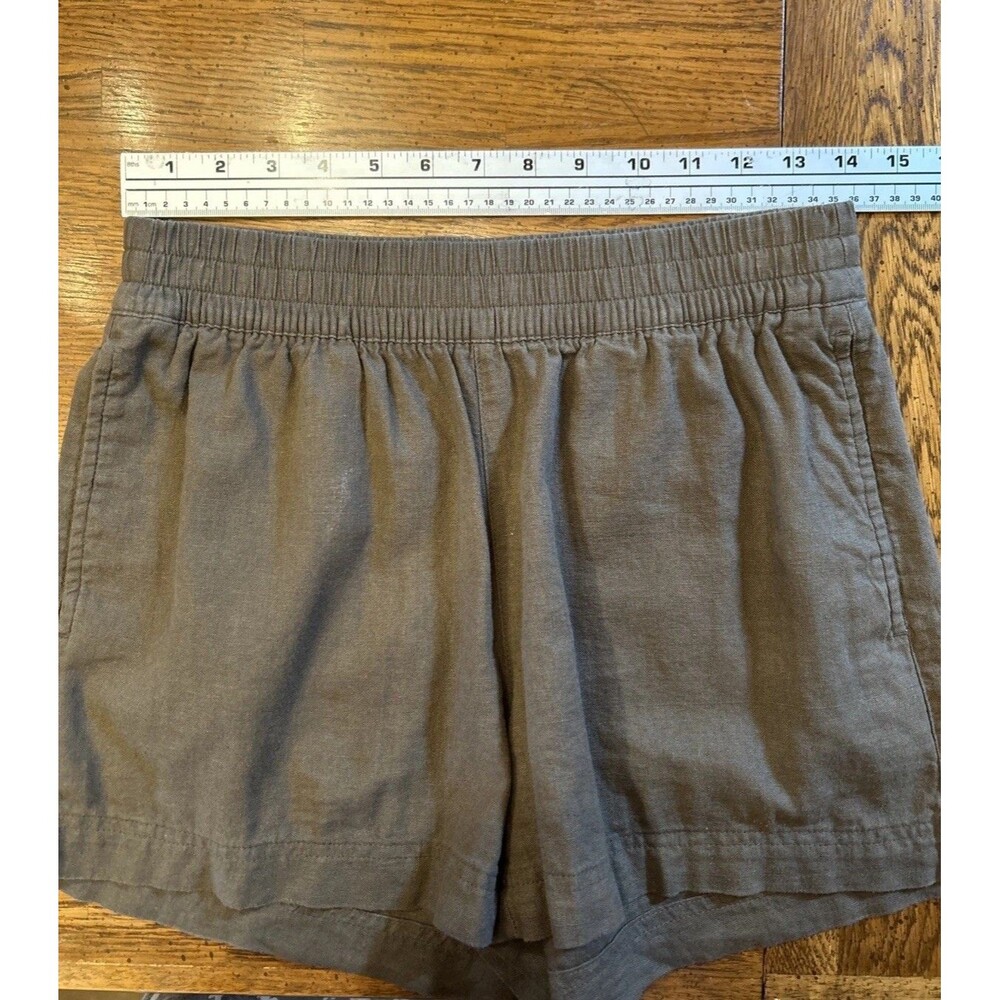 Old Navy Linen Blend Shorts Olive Green Comfort Waist Sz XS 3.5" Inseam Summer - Picture 4 of 8